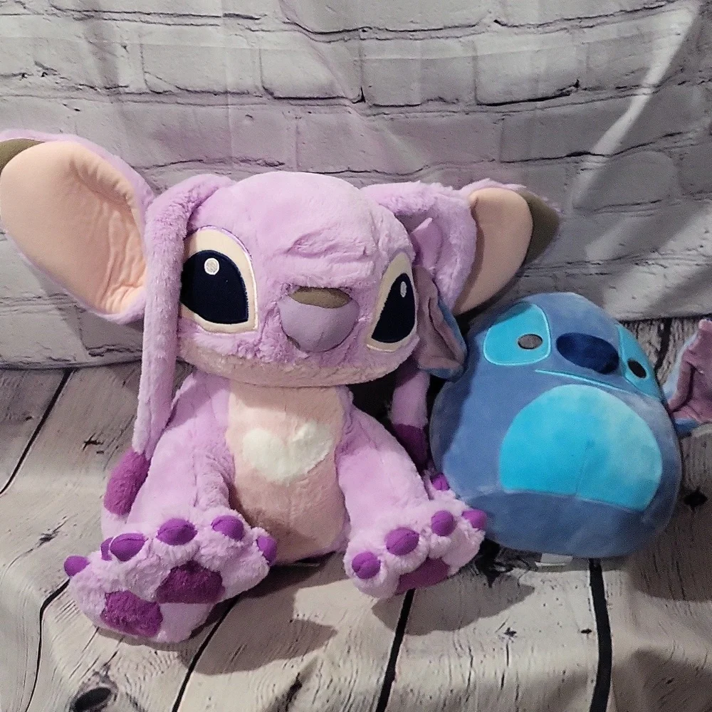 Disney Stitch and girfriend Angel Plush